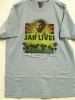 6pcs Jah Selassie printed t-shirt